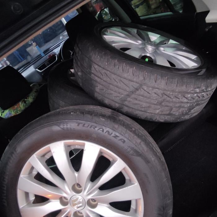 velg ori dan ban suzuki swift 2013