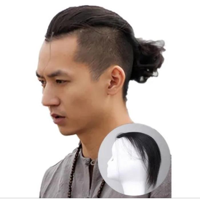 Toupee Wig Pria MensToupee Penutup Botak TOUPEE
