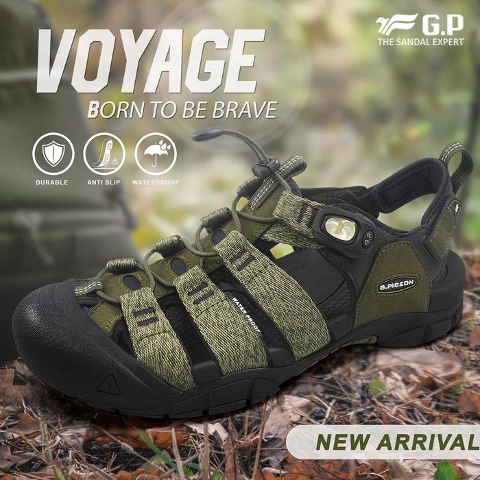 NEW SEPATU SANDAL PRIA GOLD PIGEON OUTDOOR VOYAGE MEN - G2393M