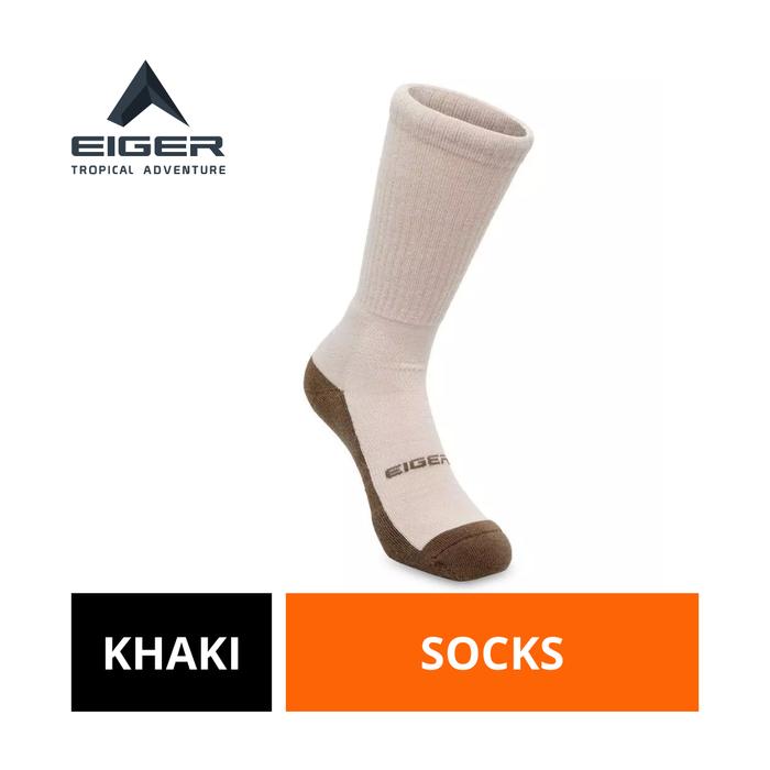 [BISA COD] Kaos Kaki Wanita Eiger Original Putih Women Atacama Mid Cut Socks [ 2X LIPAT UANG KEMBALI