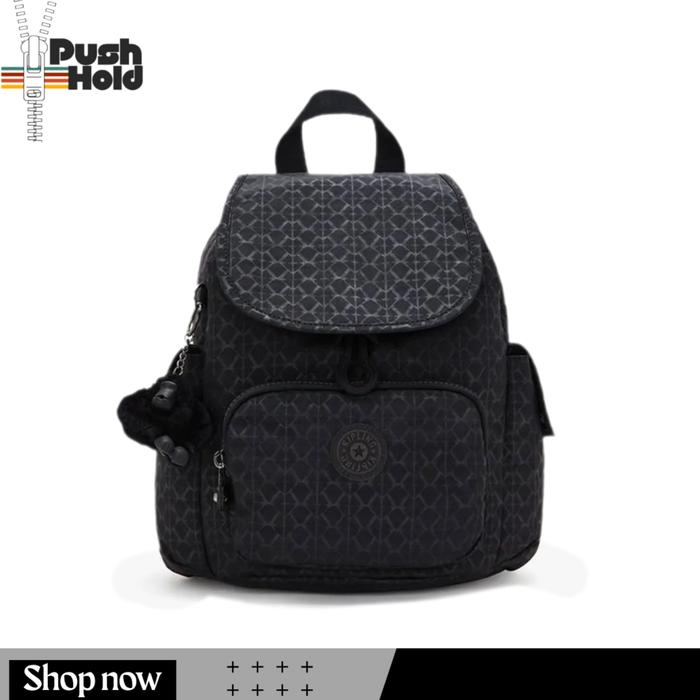 Kipling CITY PACK MINI Backpack KIPKPKI2671K591 Tas Ransel Wanita Original - Signature Emb