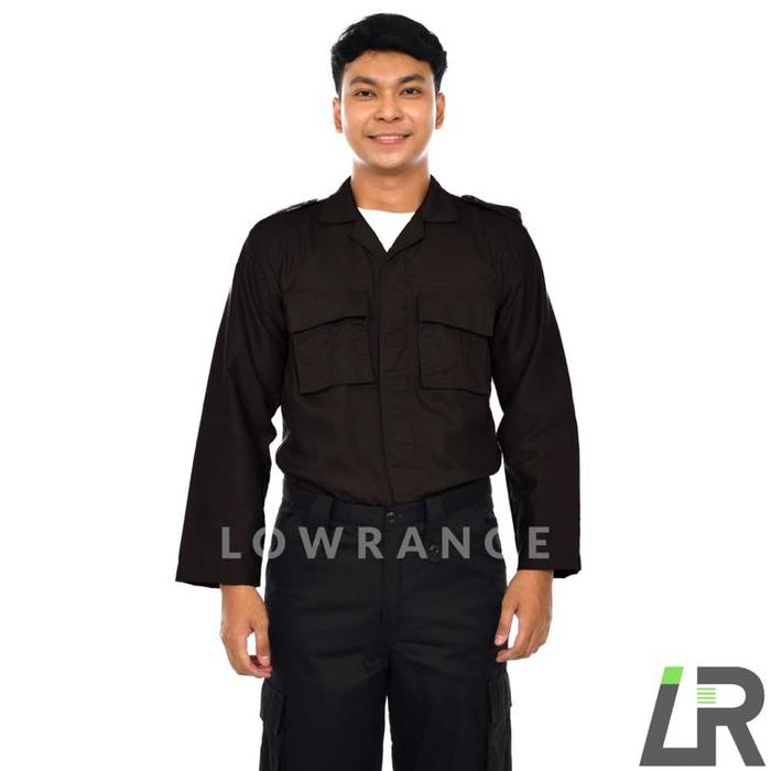 SERAGAM PDL HITAM BRIMOB / SECURITY LAPANGAN COD MURAH PROMO