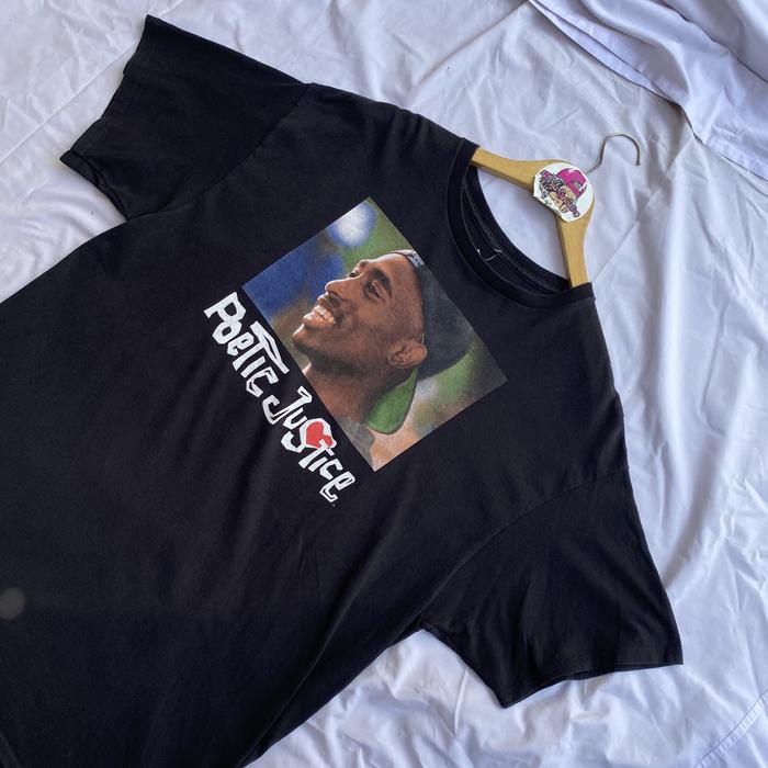 TUPAC POETIC JUSTICE TEE KAOS BAND COWOK CEWEK MURAH