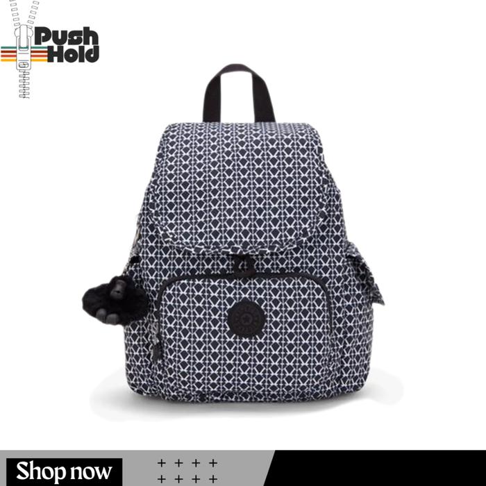 Kipling CITY PACK MINI Backpack KIPKPKI4628DD21 Tas Ransel Wanita Original - Signature Print