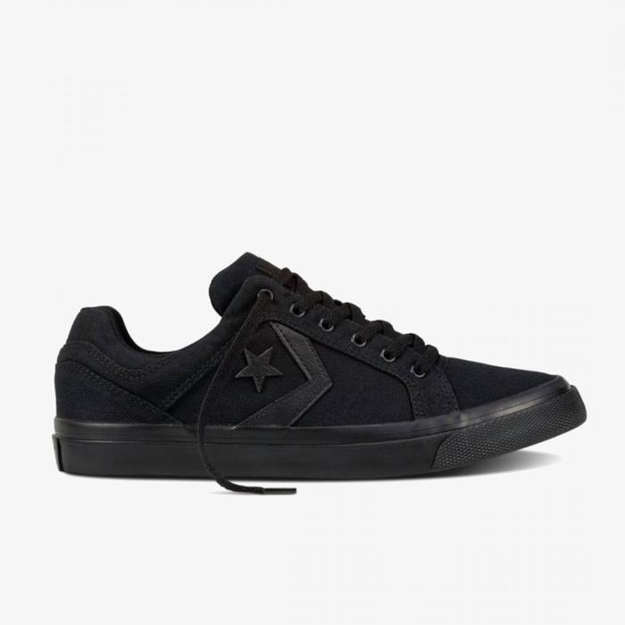 Sepatu Sneakers Wanita Converse El Distrito Black Black Original 159786C