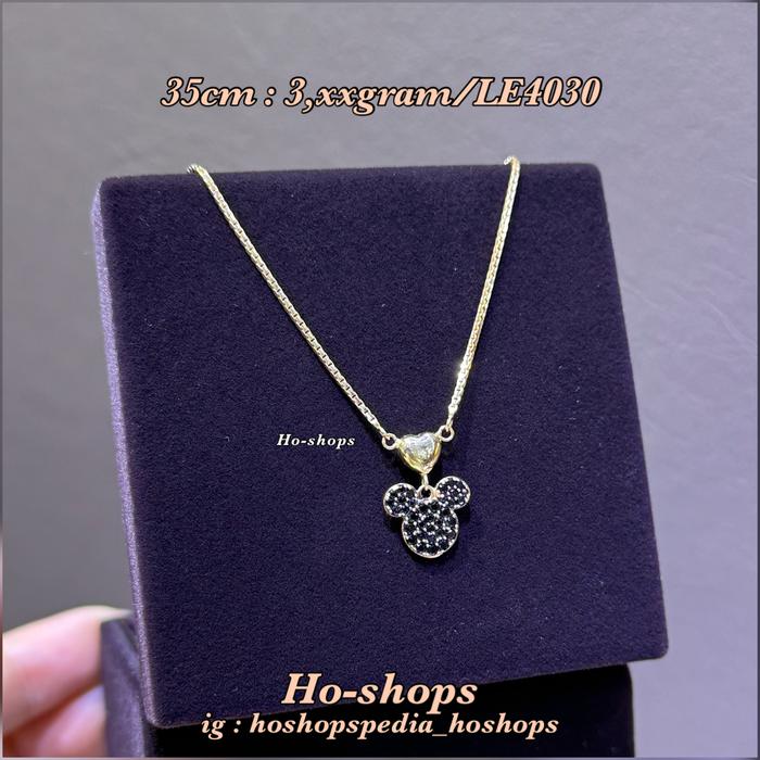 Kalung Mickey Mas Kuning Kadar 700 Asli Emas