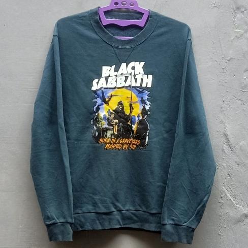 Crewneck Sweater BLACK SABBATH | Brand TOPTEN | Rock Band | Ozzy Osbourne | Thrift Bekas Preloved Se