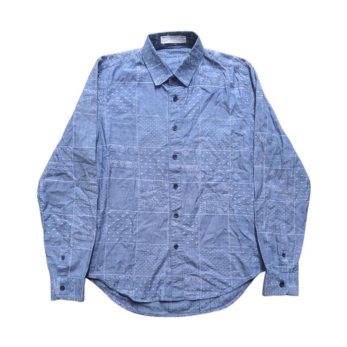 Kemeja panicale paisley bandana denim