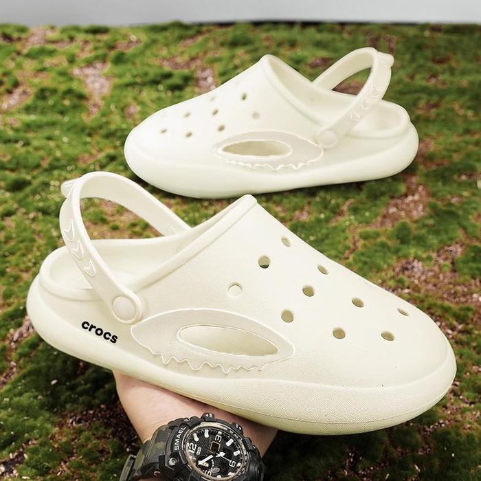 NEW SANDAL PRIA SENDAL KODOK BAIM SELOP DEWASA SEPATU SLIDE SENDAL TERBARU MODEL CROCS KERAT ANTI SL