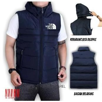Jaket Rompi vest parasut TNF rompi outdor tahan angin mmxvi