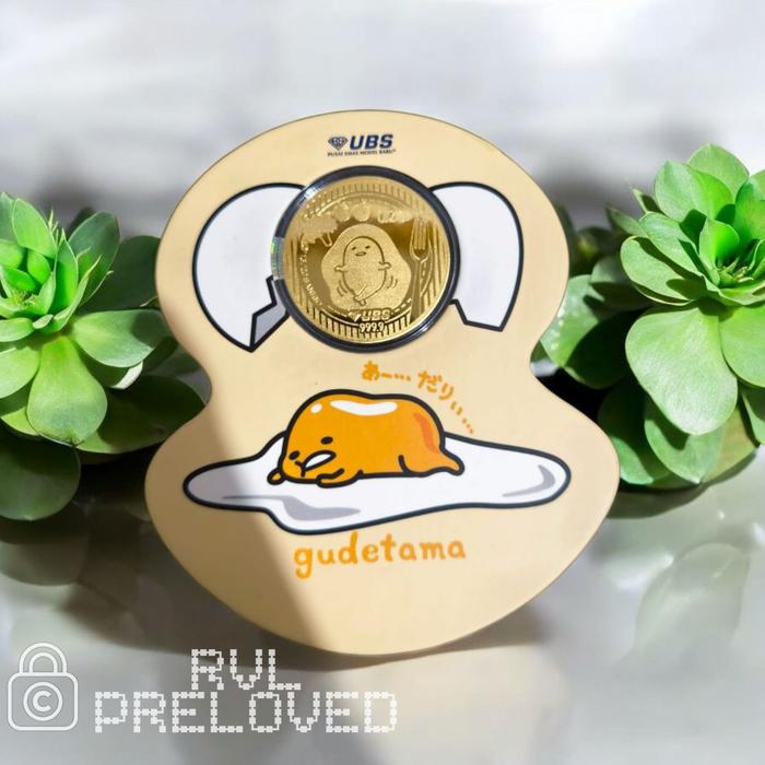 Emas UBS Sanrio Gudetama 0.2 Gr Logam Mulia (UBS Gold 0.2 gram)