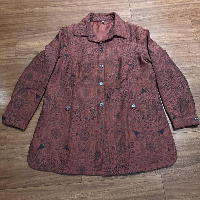 Jaket Outer Motif Bandana Red - Size M