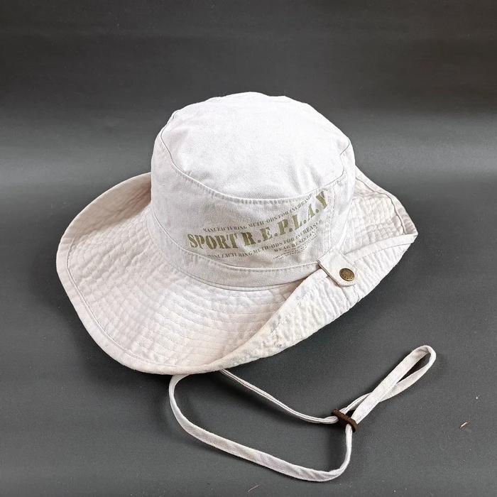 Topi Bucket Hat Jungle Hat SPORT REPLAY Cream