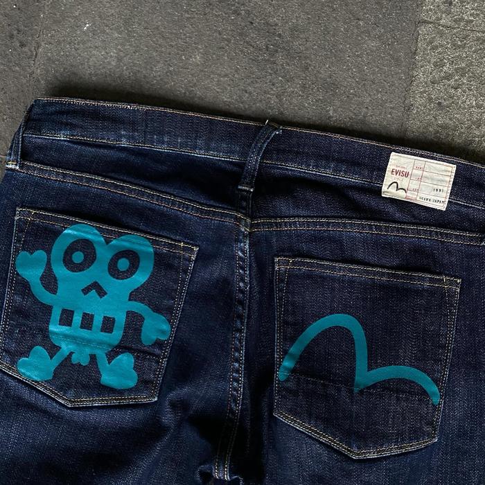 Evisu Denim Mutant Logo Jeans
