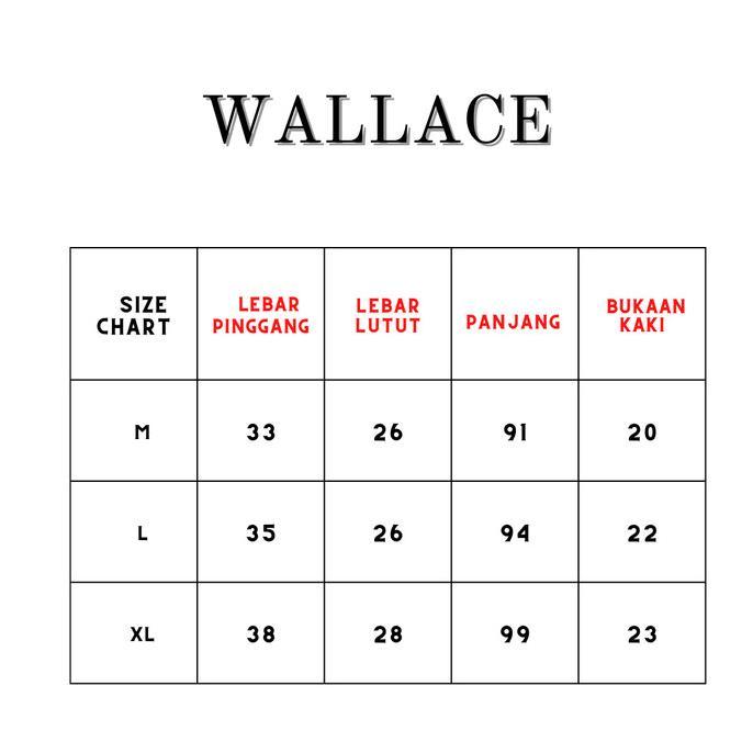 CONFORD WALLACE vintage white- celana panjang pria