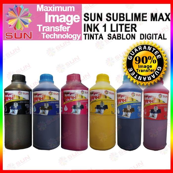 Tinta Epson Sablon Sublim Korea Terbaik ( Kaos, Mug, Piring, Asbak, Keramik, Puzzle ) - Epson SUN Su