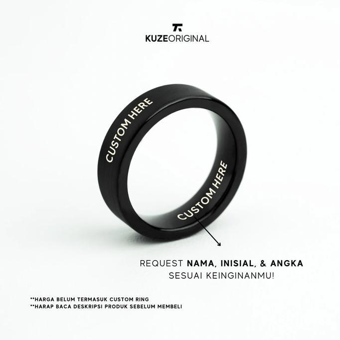 Kuze Original Cincin Tungsten / Ring - Calvin