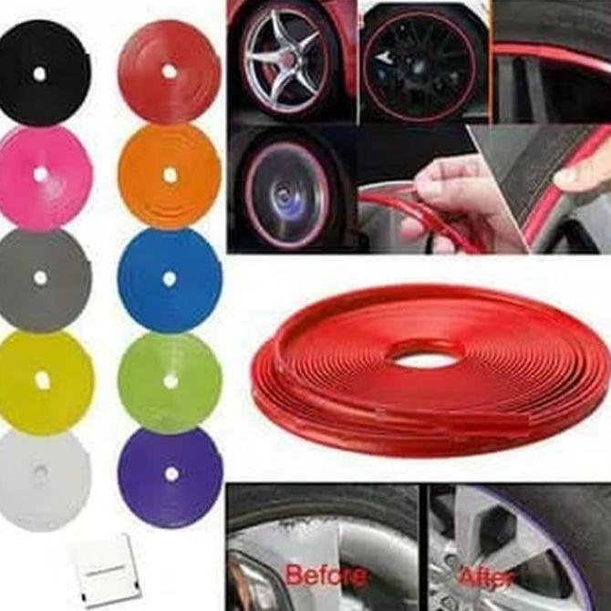 Stiker List Karet Velg Mobil Aksesoris Velg Mobil