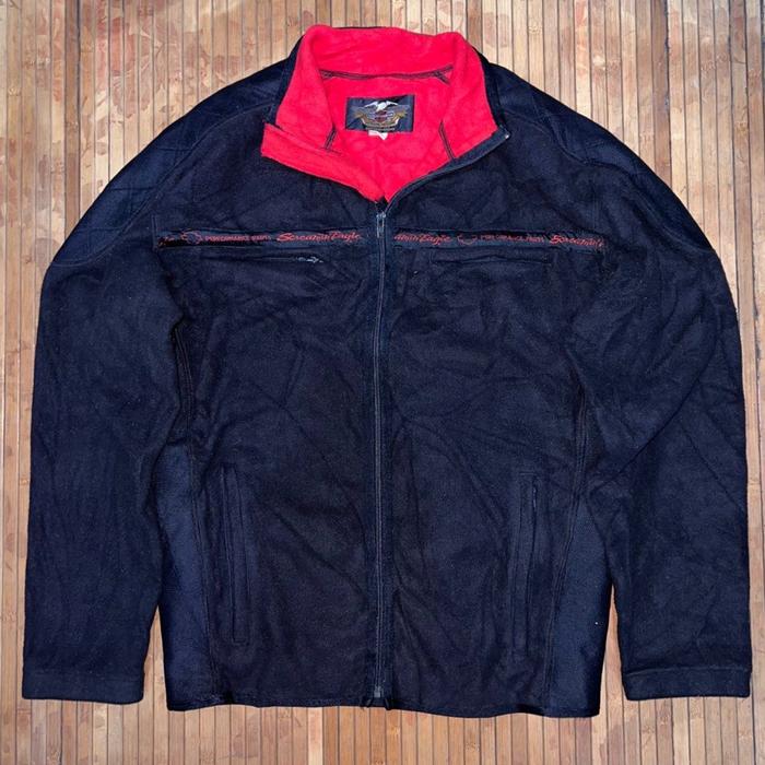 VINTAGE 2000s 3D EMBLEM HARLEY DAVIDSON TOURING ADVENTURE MOTORCYCLE FLEECE JACKET yellow corn Alpin