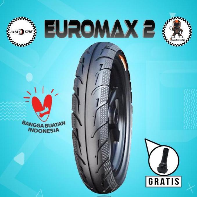 Ban Motor Matic Blackstone Euromax 2 Ring 14 Tubeless Accessories Motorcycle