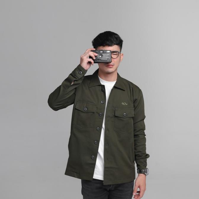 iNeat Zaku Trucker Jacket Outerwear Green