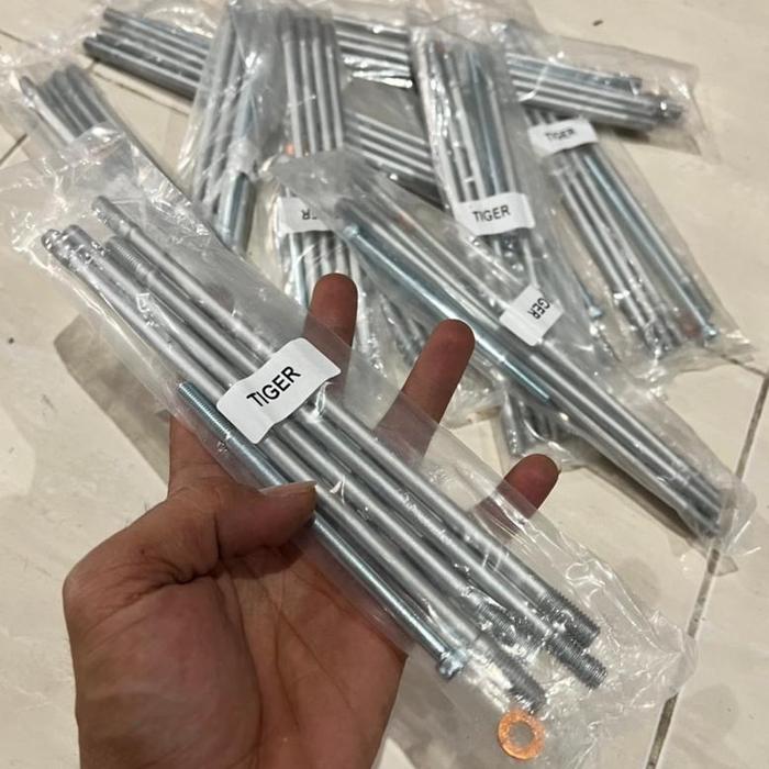 baut tusuk sate tiger biasa dan Xgp baut Ancer tirev set baut L