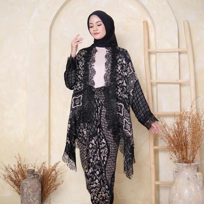 Yasmine Outer Batik Viscose Set (Outer & Rok lilit)