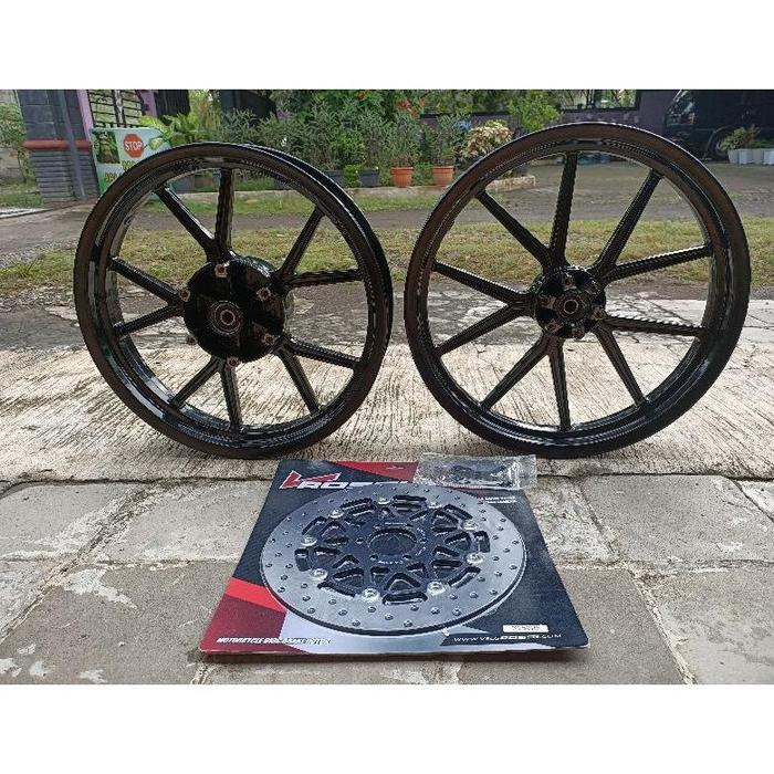 VELG PELG NINJA RR NINJA R NINJA SS V ROSSI NOS GP WHELL WHEEL WARNA HITAM NON DAYTONA SPRINT NOZ NI