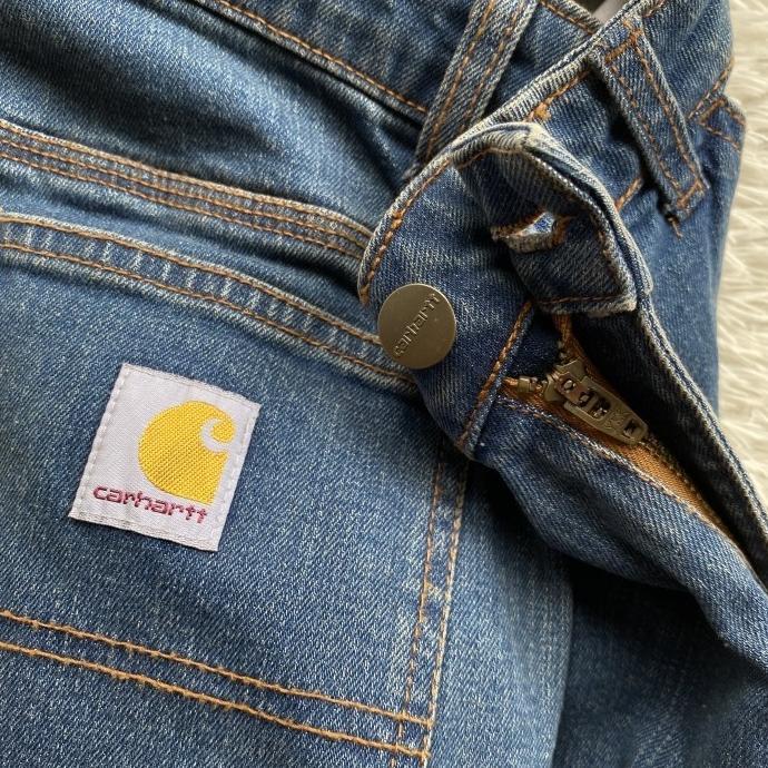 Carhartt Denim Utility Celana Carpenter Jeans Loose Fit Straight