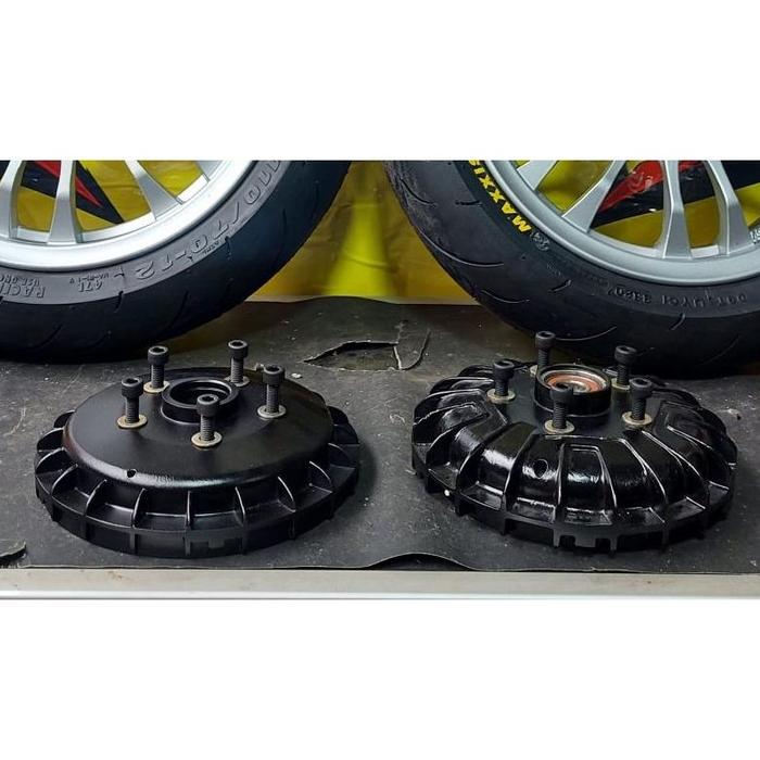 ADA READY Adaptor velg vespa Ring 12 , Tromol Standard / pengereman Tanpa Cakram for SUPER,SPRINT,PX