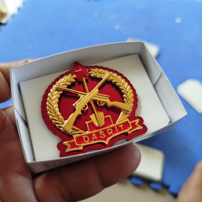 brevet wing pin dasrit dasar akrilik mika tni ad