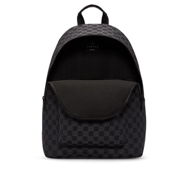 Air Jordan 23 Monogram Backpack Black MA0758-KK2 (20L) Original Resmi