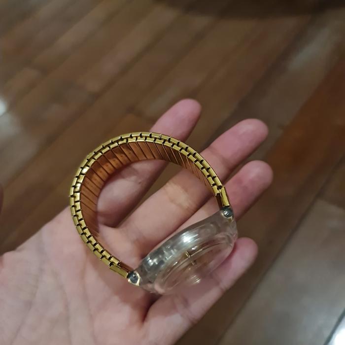 jam tangan wanita swatch preloved