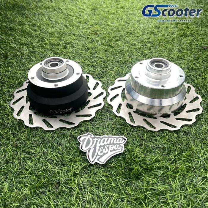 ADA READY Hub Adaptor Depan Cakram Vespa Excel PX as besar GScooter untuk Velg Ring 12