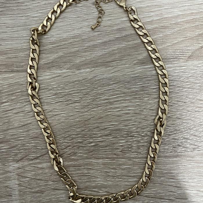 Preloved preloved Kalung emas rantai besar wanita pria woman men chain gold necklace imitasi