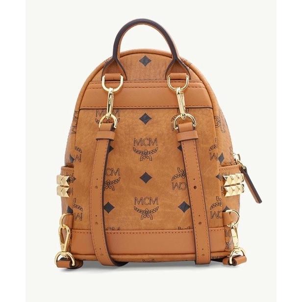 MCM X-mini Bebeboo Backpack in Cognac