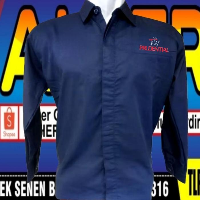 kantong 1 kemeja Prudential baju Prudential seragam Prudential Pdh Prudential kemeja kerja Prudentia