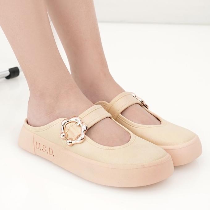 PORTO - Sepatu Sandal Wanita Sendal Selop Jelly Mules Shoes USD