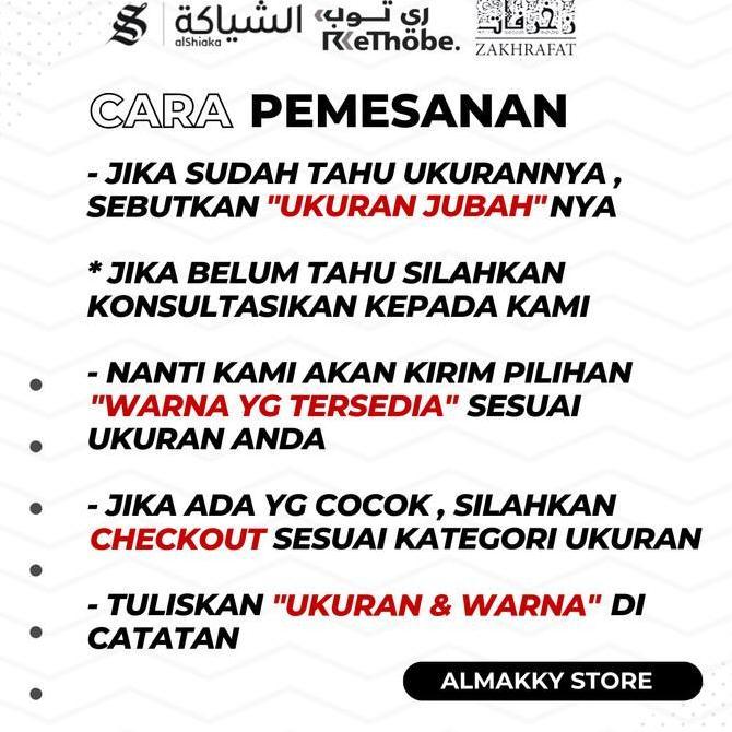 ALSHIAKA CLASSIC Jubah Premium Gamis Pria Impor Saudi Rethobe Wol
