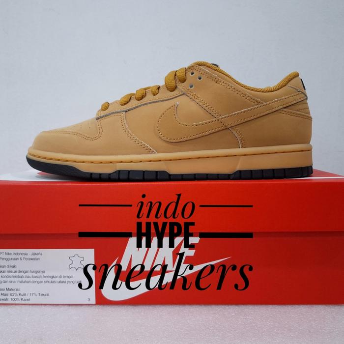 Nike Dunk Low SE WHEAT GUM BLACK