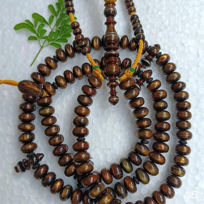 Tasbih Tijani yuser Gold 12mm