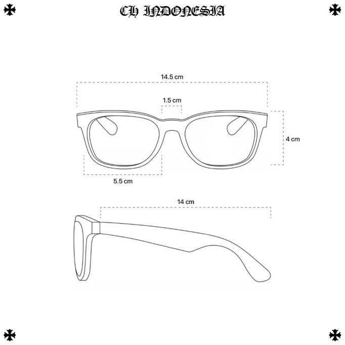 Chrome Hearts Glasses ART/SG/CRS/2016 Kacamata