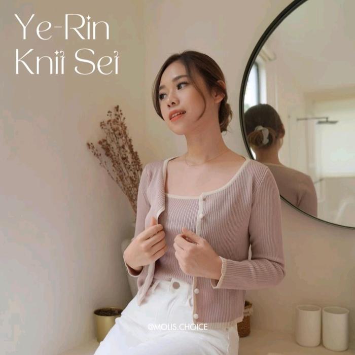 Molvee Yerin Knit Set - Dusty Pink