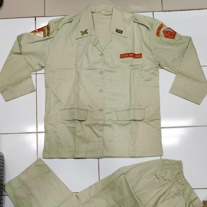 baju pdh ppm wanita pemuda panca marga