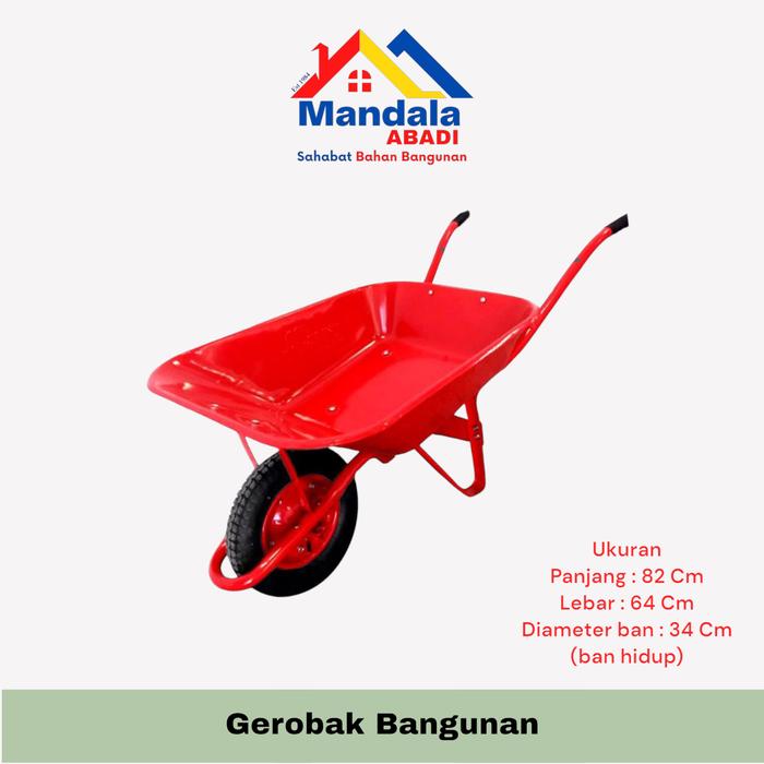 Gerobak Dorong Bangunan Gerobak Sorong Pasir