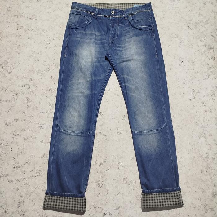 Celana panjang jeans denim fading JACK&JONES JEANS