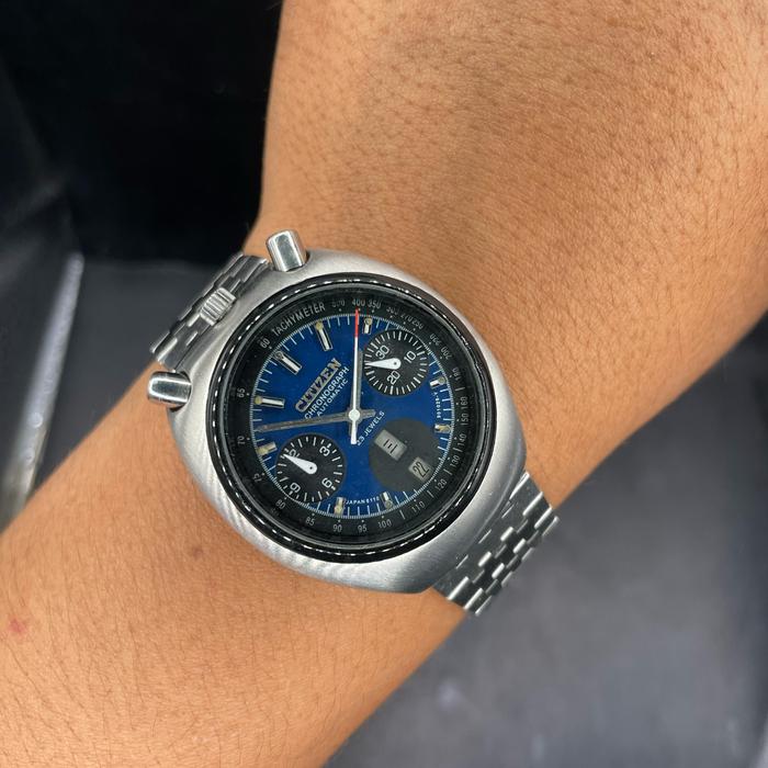 CITIZEN BULLHEAD BLUE DIAL