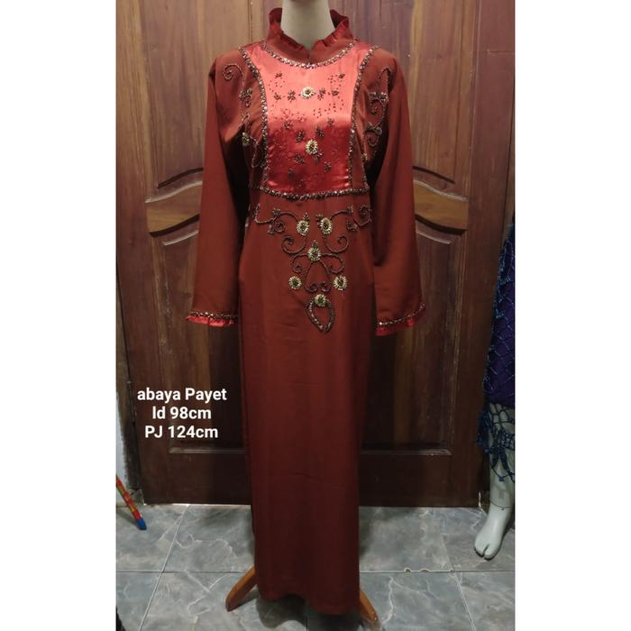 gamis abaya payet,preloved