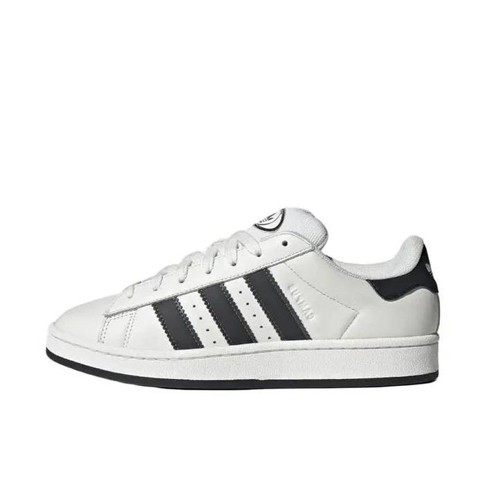 Adidas_s Campus 00S White Black Leather Low Skateboard Shoes Men And Women AntiSlip ShockAbsorbing I