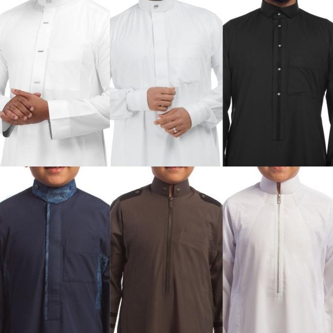 RETHOBE 2108 - Jubah Impor Premium Alshiaka Zakhrafat Haramain Koko